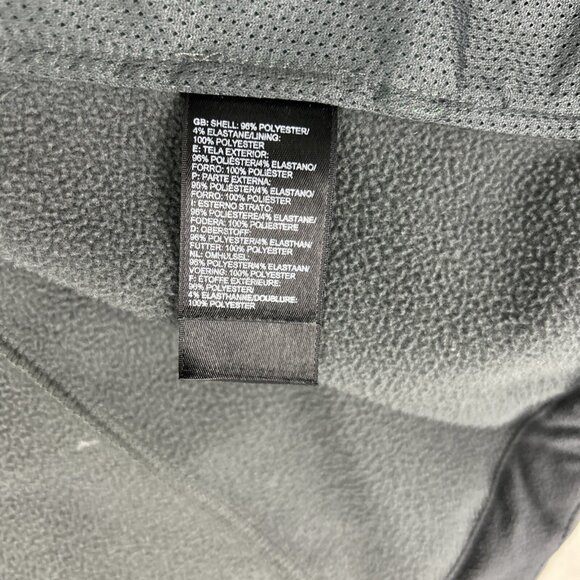 North Face Jacket Mens Large Green Gray Apex Fleece Lined Casual Outdoors Zip Up - Picture 6 of 11